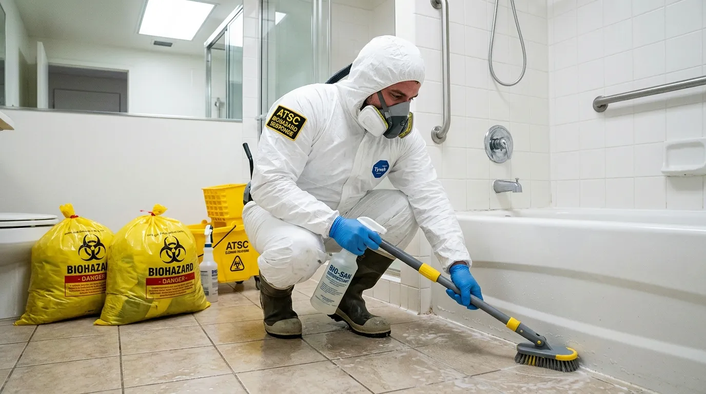 Decontamination equipment deployed for Blood Cleanup in Graniteville